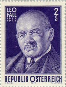 Stamp, Leo Fall (1873-1925) composer, Austria,  , Music, Composers