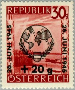 Stamp, Neusiedler Lake (Burgenland), Austria,  , Landscapes, U.N.O., Globes, Lakes