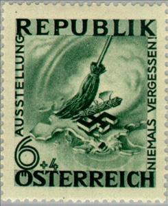 Stamp, The End 1945, Austria,  , Second World War, Expositions