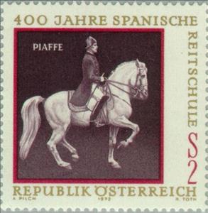 Stamp, Piaffe, Austria,  , Mammals, Horses, Animals (Fauna), Equestrianism and horse riding