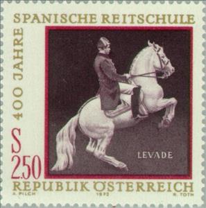 Stamp, Levade, Austria,  , Mammals, Horses, Animals (Fauna), Equestrianism and horse riding