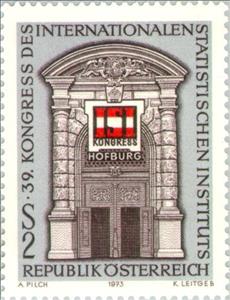 Stamp, Entrance to the congress centre of the Vienna Hofburg, Austria,  , Gates, Buildings, Congress Centres, Conferences