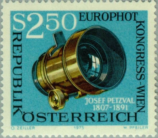 Fotographic objective by Josef Petzval (1807-91)