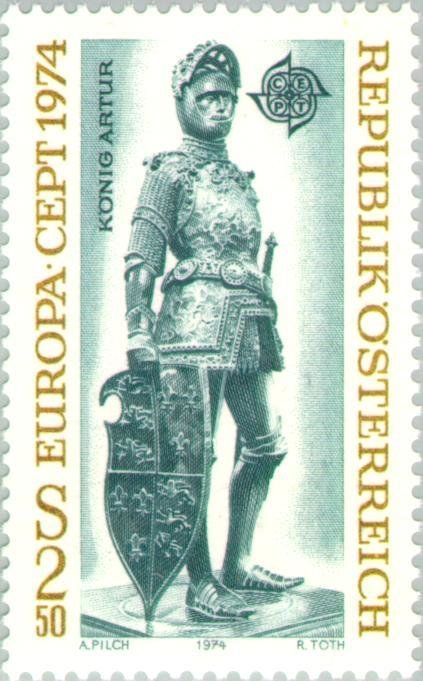 "King Arthur of England" by Dürer, Albrecht & Vischer, Peter