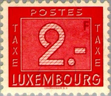 Numerals - Postage Due