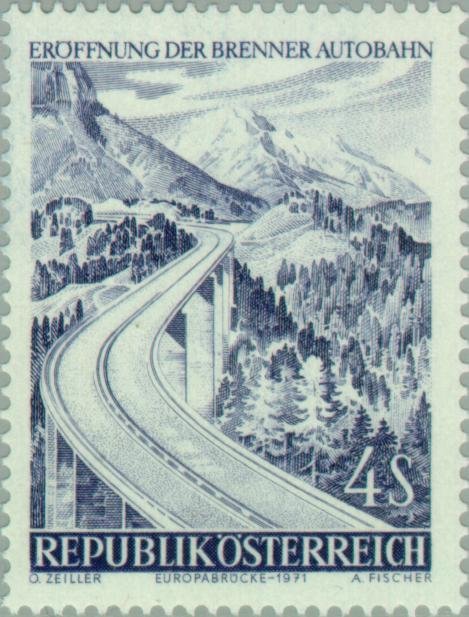 "Europabrücke" part of the Brenner Motorway