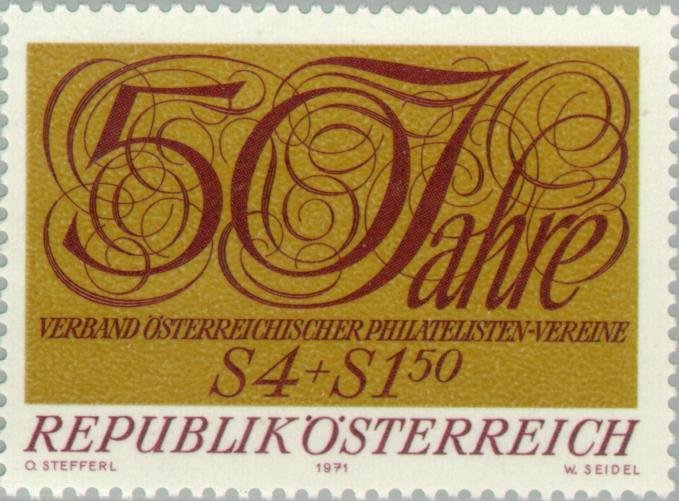50th anniversary of the Austrian Philatelic Association