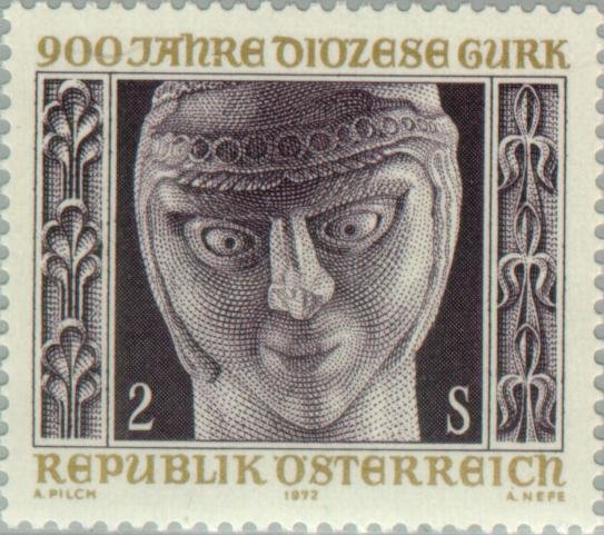Supporting column, crypt of Gurk Cathedral