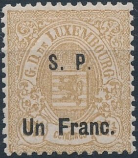 Coat of arms - S.P. official (Surcharged)
