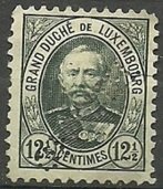 Grand Duke Adolf - Official (Perfin)