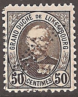 Grand Duke Adolf - Official (Perfin)