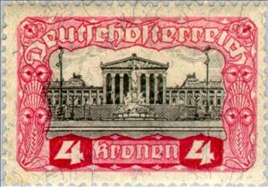 Stamp, Parliament Building, Austria,  , Government Buildings, Parliaments, Buildings