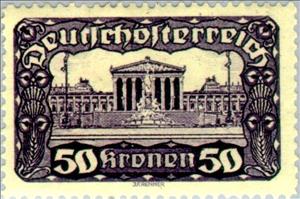Stamp, Parliament Building, Austria,  , Government Buildings, Parliaments, Buildings