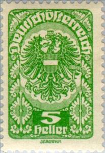 Stamp, Coat of arms, Austria,  , Heraldic Animals, Coats of Arms