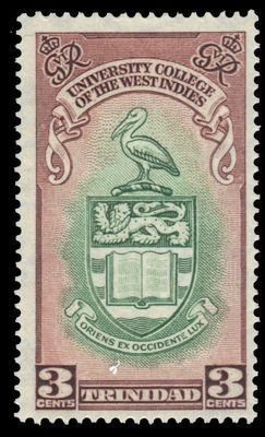 Stamp, Arms of University, Trinidad and Tobago,  