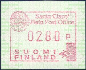 Stamp, Frama Santa Claus Land Arctic Circle, Finland,  