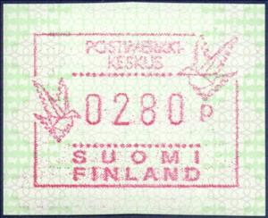 Stamp, Frama Philatelic Center, Finland,  