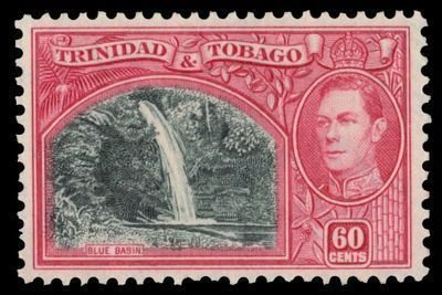 "Blue Basin" waterfall