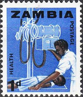 Stamp, Doctor, Zambia,  