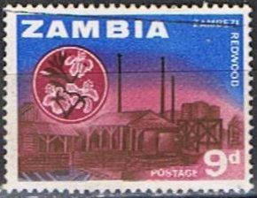 Stamp, Sambesi-Sawmill, Zambia,  