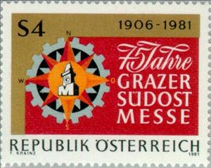 Stamp, Graz fair badge, Austria,  , Fairs