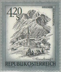 Stamp, Hirschegg in Kleinwalsertal, Vorarlberg, Austria,  , Landscapes, Houses, Towers, Churches - Cathedrals - Basilicas - Chapels