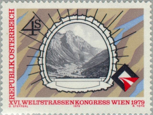 View from Arlberg road tunnel into the Stanzertal
