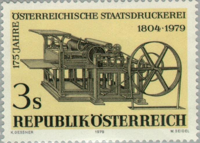 Koenig letterpress rapid press with steam propulsion