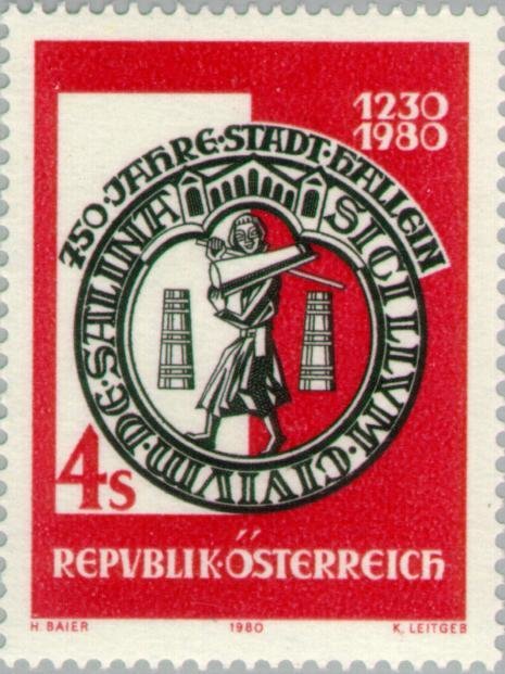 City seal of Hallein (13th Cty.)