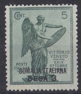 Victory - overprinted "3 besa"