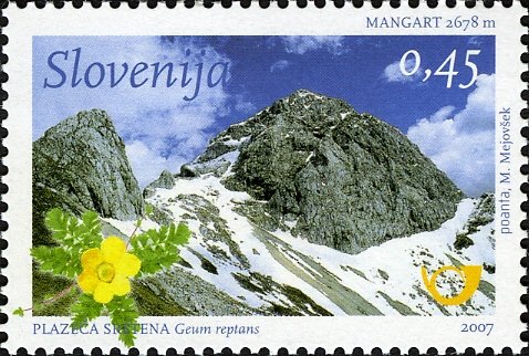 Tourism - Mangart and Creeping Avens