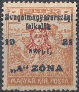 Stamp, Zone A, Lajtabansag,  