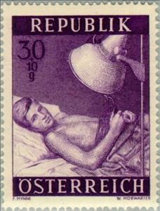 Stamp, Irradiation of a patient, Austria,  , Healthcare, Hospitals