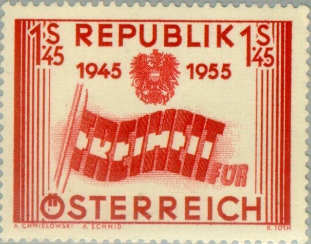Flag made of the word "Freiheit" (Freedom)