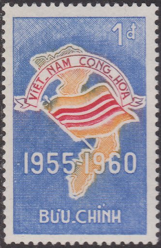 Map and Flag of Vietnam