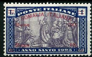 Stamp, Holy Year of Redemption, Italian colonies, territories and occupations,  