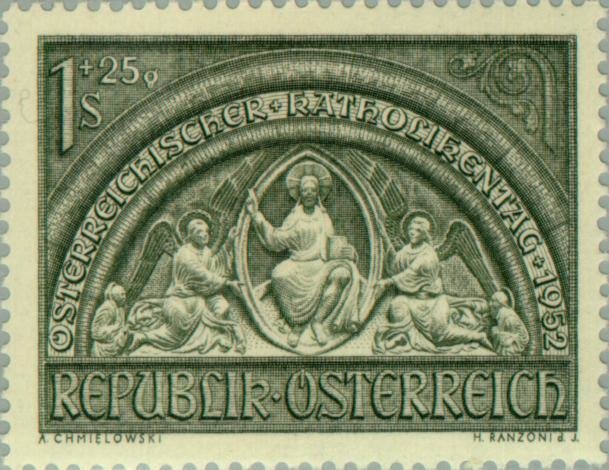 Christus Pantokrator from the giant gate of St. Stephan, Vie