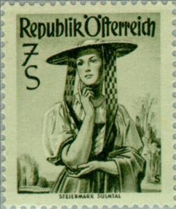 Stamp, Styria, Sulmtal, Austria,  , Folklore, Suits and Costumes