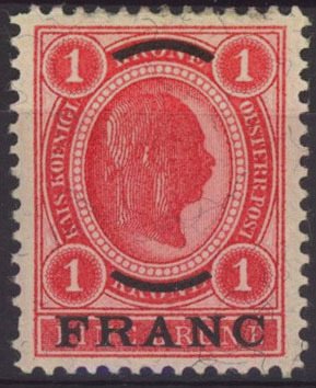 Overprinted issue 1903