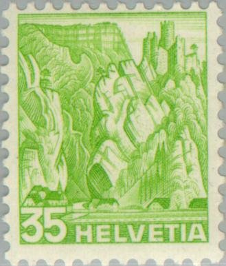 Klus in the Jura with Neufalkenstein castle