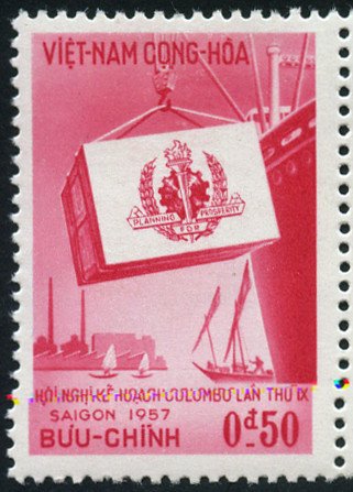 Ship and Conference-Emblem
