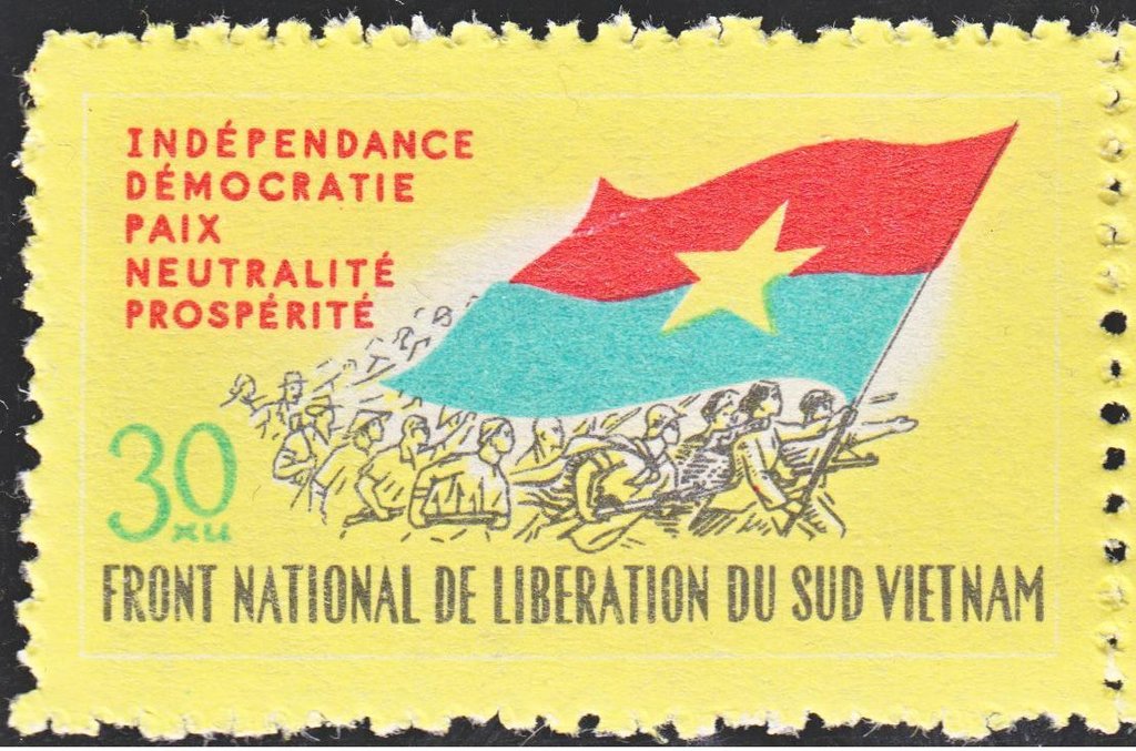 Vietcong Flag & French text