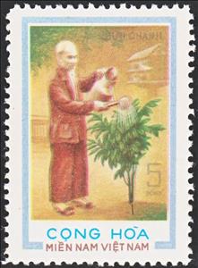 Stamp, Ho Chi Minh, Vietcong, National Liberation Front,  