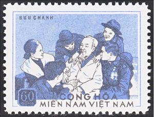 Stamp, Ho Chi Minh, Vietcong, National Liberation Front,  