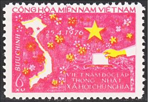 Stamp, Unified Assembly elections, Vietcong, National Liberation Front,  