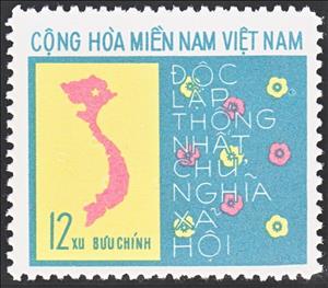 Stamp, National Assembly, Vietcong, National Liberation Front,  