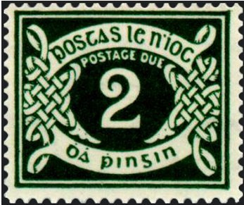 Stamp, Numeral, Ireland,  