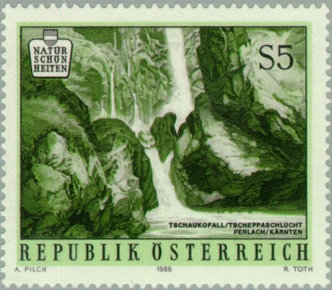Tschauko Waterfall near Ferlach