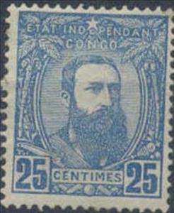 Stamp, Leopold II, Congo, Free State,  , Kings