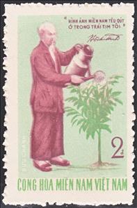 Stamp, Ho Chi Minh, Vietcong, National Liberation Front,  